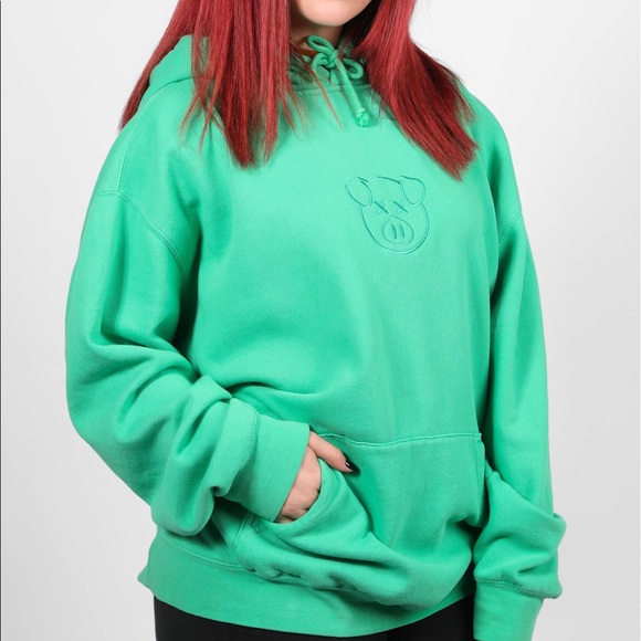 Embroidered Logo Hoodie EmeraldShane Dawson NEW - Picture 2 of 6